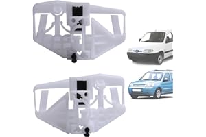 Twowinds - Clip Lève-vitre Compatible avec Citroën Berlingo (1996-2009), Peugeot Partner (1996-2009) - Porte Avant Gauche et Droite - 9221G3-9222A4 - Régulateur Vitre (2 pièces)
