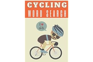 Cycling Word Search: 60 puzzles | Challenging Puzzle Brain book For Adults and Seniors | More than 400 words about Bicycle, Biking, Bike and Cycling | ... Gift for Cyclist | Training brain with fun.