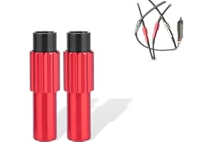 Dioche Regulatory linek rowerowych, kabel hamulca rowerowego, złącze zmiany biegów, nasadka obudowy regulatora linii (1 para) (czerwony)