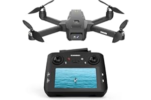 ‎KARUISRC K600GPS Drohne mit Kamera, 4.5inch LCD Fernbedienung, GPS Auto Rückkehr, Gestenflug, modulare Batterie, 32G SD Karte, bürstenloser Motor, optischer Fluss, 3 Geschwindigkeiten für Erwachsene/Anfänger