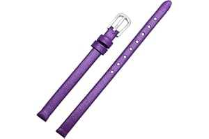 WAikub Cinturino per orologio da donna in pelle, cinturino per orologio di piccole dimensioni, 6mm, 8mm, 10mm, 12mm, 14mm, 16mm, cinturino per orologio.