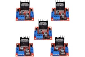 Hailege 5pcs L298N Motor Driver Controller Board Module Stepper Motor DC Dual H-Bridge for Arduino Smart Car Power UNO MEGA R3 Mega2560