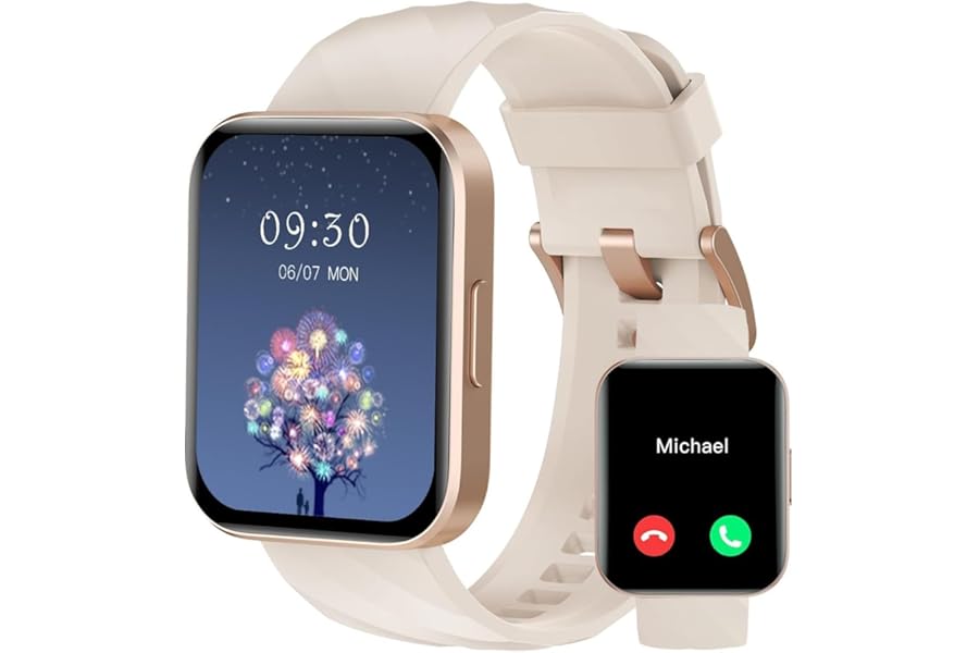 RUIMEN Smartwatch Men Women Calls and Whatsapp Smart Watch Pedometer Heart Rate Monitor Wrist Monitor Saturometer Smart Watch Fitness Sports Waterproof for Android iOS Galaxy4.2 out of 5 stars16,531€29.99