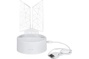 JIMISTON BTS Bulletproof Youth League Lámpara de noche LED de 7 colores con interruptor táctil, A.R.M.Y, de material acrílico.