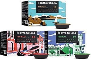‎FRHOME FRHOME - Il Caffè Italiano 120 Kaffeekapseln mit dem Lavazza A Modo Mio System kombpatible, Tasting-Set mit verschiedener Kaffeeintensität.