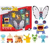 Pok&eacute;mon Savaş Fig&uuml;r&uuml; &Ccedil;oklu Paket PKW4100 (8PK: Pikachu #7, Fuecoco, Quaxly, Sprigatito, Wooper, Growlite, Butterfree, Loudred