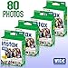 Price comparison product image 4 pack of Fujifilm Instax 20 Count Wide format Film (80 photos) Bundle Kit for Fujifilm Instax 200 and 210 camera