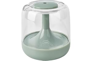 RIMIRICO Humidifiers, 650ML Humidifier for Bedroom with Colorful Night Light, Quiet Humidifiers for Home and Plants, USB Desktop Humidifier Waterless Auto Shut-Off for Home Baby Bedroom Office Travel (Green)