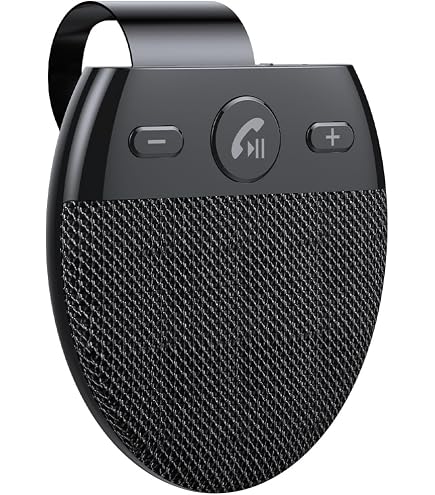 Auto Handsfree Bluetooth Kit 2 Telefoons tegelijkertijd aangesloten, Lange Levensduur Batterij Auto Vizier Bluetooth 4.2 Luidspreker Werken met Siri en Google Assistant Auto Handsfree Bluetooth Kit 2 Telefoons tegelijkertijd aangesloten, Lange Levensduur Batterij Auto Vizier Bluetooth 4.2 Luidspreker Werken met Siri en Google Assistant