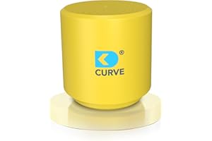 DK MEDICAL CURVE - Innovativer Luftreiniger mit Granulat - Entfernt 99% Keime und Gerüche - Für Auto, KFZ, LKW, Camper, Zuhause - Ohne Strom und geräuschlos - Spring Yellow