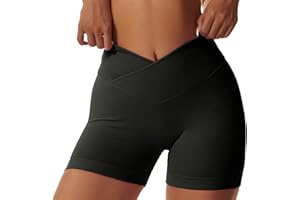 Litthing Pantalones Cortos Deportivos para Mujer, Short Deportivo Cintura Alta Pantalon Corto Deporte Control de Barriga Mallas Ciclistas Leggins Cortos para Yoga Fitness Gym