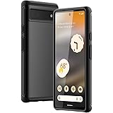 JETech Skal för Google Pixel 6a 6,1 Tum 2022, Dual Layer Skydd Stötskyddad Telefon Case (Svart)