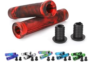 ALUSCOTA Scooter Griffe - 145mm Stunt Scooter Fahrrad Griffe Grips Lenkergriffe - Mixed Color Lenker Griffe für Stunt Scooter BMX MTB Bike