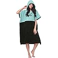 Poncho De Plage Winthome - Séchage Rapide Microfibre, Capuche Et Poches, Idéal Surf, Piscine, Voyage