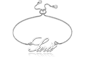 Kraven Bracciale Iniziali simbolo dell'infinito da Donne, Lettera A-Z Daino Pietra di Nascita Blu Ciondolo 26 Alfabeto Monogramma Braccialetto per Ragazze Adolescenti Figlia (B