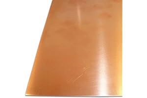 B&T Metall | Kupferblech 0,5 mm stark | Qualität nach DIN EN 1172 CUI-DHP-CW024A R240 halbhart | Zuschnitt auf Wunsch | Größe 200 x 300 mm (20 x 30 cm)