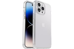 ‎OTTERBOX OtterBox Symmetry Clear Etui do iPhone 14 Pro Max, Potrójnie Testowane Zgodnie ze Standardami Wojskowymi, Ochrona Antybakteryjna, Przezroczyste, Bez Opakowania Detalicznego