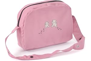 Bayer Chic 2000 - Torba do przewijania lalek, torba do przewijania lalek, akcesoria dla lalek, torba dla lalek, misi, różowa