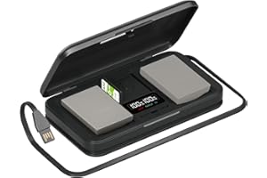 PALOGREEN BLN-1 ładowarka do akumulatorów – 2 sztuki zapasowych akumulatorów 2280 mAh i szybka ładowarka LCD do Olympus BLN-1 OM-D E-M1, OM-D E-M5, Pen E-P5, OM-D E-M5 M2