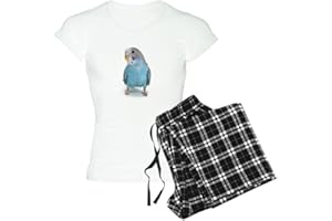 CafePress Blue Parakeet Women's Light Pajamas Women's PJs
