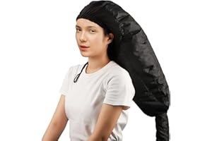 Accessorio per Asciugacapelli con Cappuccio, Segbeauty Cappuccio per Il Condizionamento Profondo Regolabile Extra Large, per Asciugatura Aggiornato con Cinturino Elastico