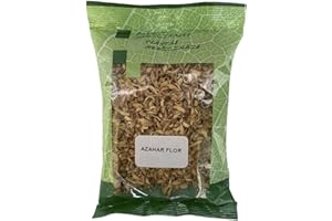 PLAMECA - Bolsa Azahar Flor Extra, Hierba Natural, para Infusión, Numerosos Beneficios, Favorece la Digestión, Antiinflamatoria, Ansiolítica, Equilibra el Colesterol, Vitamina C, Rica en Potasio y Hierro - 50 gr