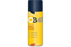 OB41 Cut Tap Drill Fluid - Extends the life of cutting and drilling equipment - Accelerates the work process - Low viscosity product, offering excellent penetrative qualities - 400ml