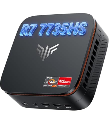 NiPoGi Mini PC AMD Ryzen 7 5800U 32GB DDR4 512GB SSD Mini Desktop