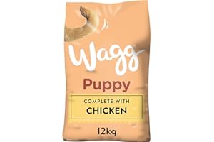 Wagg Complete Puppy Dry Dog Food Turkey & Rice 12kg - For Growing Puppies
