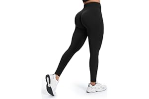 JOYSPELS Scrunch Butt Leggings Damen, High Waist Booty Lifting Po Push Up Gym Sporthose Seamless