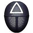 Triangle Symbol Game Mask for Adults - Premium Party Accessory for Costume, Cosplay, and Theme Events