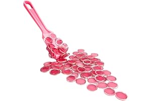 DOKRIN Monedas y fichas de juegos Un juego de 1 varilla magnética y 100 fichas de colores, perfecto para el aprendizaje y el entretenimiento en casa.