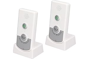 Yunir Interphone Vocale à 2 Voies, unité de Système de Sonnette sans Fil sans Fil, Intercommunicador Super à Longue Portée, Installation Facile, Interphone pour Le Bureau de L'hôpital