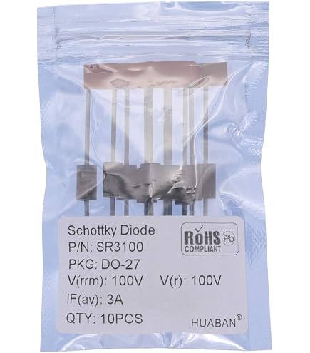 20 Pièces Diodes Schottky 1N5820 3A 20V DO-201AD - Pour Réparations Électroniques, Axial - 11