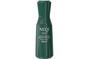 ‎NEQI NEQI - Volume Victory Styling Mousse - Leichtes Volumen-Mousse mit Hitzeschutz - Für feines & dünnes Haar - Feuchtigkeitsspendend - Langanhaltendes Volumen ohne Verkleben - 150 ml