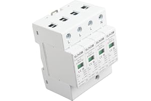 överspänningsskydd med låg spänning, överspänningsanordning, 4P 40KA lågspänningsskydd, för åskskydd AC 420V 40KA, montering av elektrisk utrustning