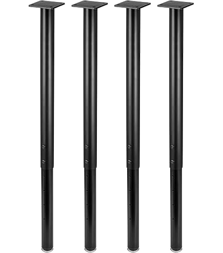 Adjustable Table Legs Set Of 4 Adjustable Steel Table Legs - 710/820 ...