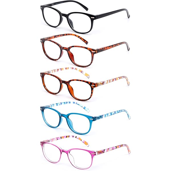 Pack De 4 Lunettes Anti-lumière Bleue - Léger, Confort, Pour Ordi Et Lecture - 2