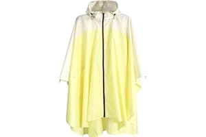 ANYOO Wasserdicht Radfahren Regen Poncho Portable Leichte Regenjacke Mit Kapuze Fahrrad Fahrrad Compact Regen Cape Wiederverwendbare Unisex für Backpacking Camping Outdoors,Einheitsgröße