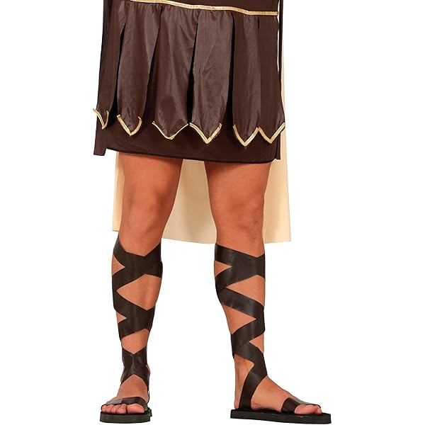 Dames vrouwen Bohemian zomerschoenen PU leer Romeinse platte sandalen S94, beige, 36 EU