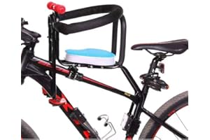 UIGJIOG Sillas De Bicicletas para Niños Bicicleta De Montaña/Vehículo Eléctrico Asiento De Seguridad Extraíble para Bebés con Delantera Reposabrazos Y Cojín Grueso para Niños 2 a 7 Años