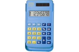 Aurora HC106 - Calcolatrice portatile (custodia rigida e ad energia solare)