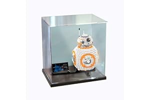 SOOPSORI Acryl-Vitrine Für Lego 75187 Kids Star Wars Modell, Staubdichte Schutz-Vitrine, 3 Mm, Kompatibel Lego 2,30x20x30cm