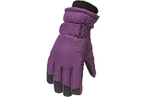 ALLENCE Gants de Ski pour Enfants, -40℃ l'hiver Gants Épais et Chauds pour Garçon Fille 4-12 Ans, Antidérapant Neige Gants Imperméable Coupe-Vent pour Patinage Snowboard Motoneige