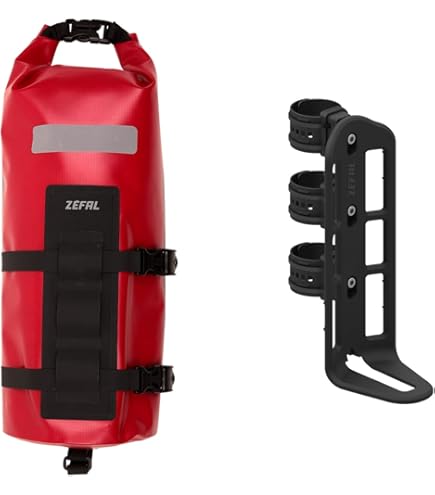 HOHOVYVY Sacoche De Fourche Avant De Vélo, étanche, 10 L, Avec Porte-bagages En Aluminium, Pour Vélo De Course, VTT, Vélo électrique (1 Rack