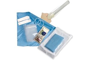 MENURSY Cubierta para sonda de ultrasonido, protector estéril transparente desechable sin látex, embalaje individual (6" x 32", 100 PCS)