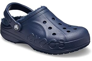 Crocs Unisex Baya Lined Clog Clog, Navy, 4 UK Men/ 5 UK Women
