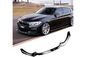 KJGE Coche Alerón Delantero Parachoques para BMW Série 1 F20 F21 M-Pack M118i M120i M135i 2015 2016 2017 2018 2019 | Spoiler Difusor Protección Deflector Labio Spoiler Difusor