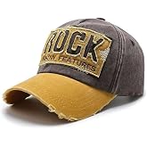 Valkyrie Rock Eskitme Trucker Şapka Unisex Metal Tokalı Ayarlanabilir Vintage Hardal