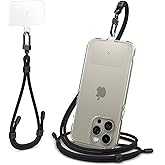 Spigen Boyun Askı ipi + Bilek Askı ipi + ConTag Tutucu Aparat Set (T&uuml;m Cihazlarla Uyumlu) Siyah - AFA06259